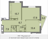 2-комнатная квартира площадью 70 кв.м, 9 мая, 12Б | цена 6 491 400 руб. | www.metrprice.ru