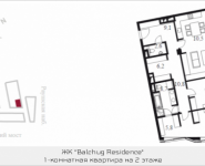 1-комнатная квартира площадью 126.5 кв.м в МФК "Balchug Residence", Садовническая, владение 31, корп.3 | цена 60 787 361 руб. | www.metrprice.ru