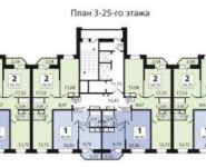 1-комнатная квартира площадью 41.5 кв.м, улица Фабрициуса, 22 | цена 3 900 000 руб. | www.metrprice.ru