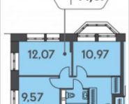 2-комнатная квартира площадью 44 кв.м, Донецкая ул., 30С2 | цена 6 111 135 руб. | www.metrprice.ru