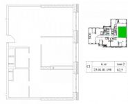 2-комнатная квартира площадью 83 кв.м, Верхняя ул., 34 | цена 31 762 500 руб. | www.metrprice.ru