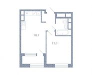 1-комнатная квартира площадью 41.5 кв.м, Новоалексеевская ул, 16с29 | цена 11 424 820 руб. | www.metrprice.ru