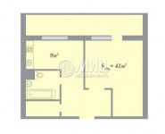 1-комнатная квартира площадью 41 кв.м, Мартеновская ул., 11/12 | цена 5 700 000 руб. | www.metrprice.ru