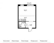 1-комнатная квартира площадью 27 кв.м, Белая дача мкр, 27 | цена 3 801 600 руб. | www.metrprice.ru