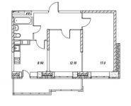 2-комнатная квартира площадью 53 кв.м, Мира ул., 2 | цена 3 879 600 руб. | www.metrprice.ru