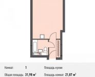 1-комнатная квартира площадью 32 кв.м, Донецкая ул., 30С1 | цена 4 040 401 руб. | www.metrprice.ru