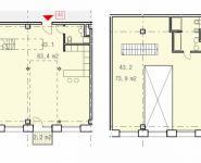 3-комнатная квартира площадью 157 кв.м в Апартаменты "Рассвет Loft*Studio", Столярный пер., 3К34 | цена 74 404 820 руб. | www.metrprice.ru