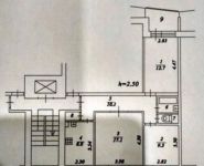 3-комнатная квартира площадью 64 кв.м, Пролетарская улица, 4 | цена 4 500 000 руб. | www.metrprice.ru