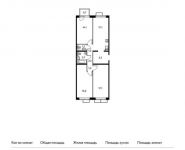 3-комнатная квартира площадью 81.4 кв.м, жилой комплекс Саларьево Парк, к13/1 | цена 10 012 200 руб. | www.metrprice.ru