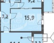 2-комнатная квартира площадью 55 кв.м в «Гринада», Феодосийская ул., 1К1 | цена 5 960 000 руб. | www.metrprice.ru