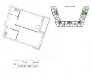 1-комнатная квартира площадью 51 кв.м, Шеногина ул., 1 | цена 17 608 800 руб. | www.metrprice.ru