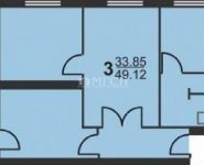 3-комнатная квартира площадью 50 кв.м, Анадырский пр., 57 | цена 7 400 000 руб. | www.metrprice.ru