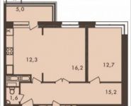 2-комнатная квартира площадью 66 кв.м, Гродненская улица, 5 | цена 13 142 220 руб. | www.metrprice.ru