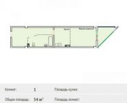 1-комнатная квартира площадью 54 кв.м, Зеленая ул., 6 | цена 6 160 000 руб. | www.metrprice.ru