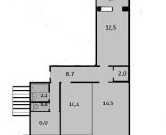 3-комнатная квартира площадью 60 кв.м, Островитянова ул., 22К2 | цена 9 300 000 руб. | www.metrprice.ru