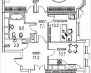 4-комнатная квартира площадью 127 кв.м, Авиационная ул., 77К2 | цена 38 831 241 руб. | www.metrprice.ru