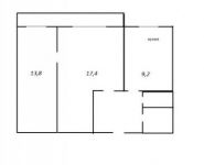 2-комнатная квартира площадью 47.2 кв.м, Анненская ул., 3 | цена 8 500 000 руб. | www.metrprice.ru