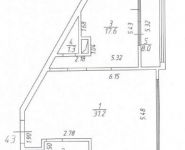 1-комнатная квартира площадью 60 кв.м, Павшинский бульвар, 26 | цена 7 000 000 руб. | www.metrprice.ru