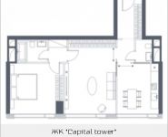 2-комнатная квартира площадью 133.6 кв.м в ЖК  "Capital Towers", улица Николая Химушина, 9к2 | цена 65 724 454 руб. | www.metrprice.ru