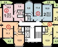 1-комнатная квартира площадью 38.9 кв.м, Путилковское ш., 7 | цена 3 750 000 руб. | www.metrprice.ru