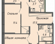 3-комнатная квартира площадью 91 кв.м, Ленинский проспект, 16 | цена 7 698 600 руб. | www.metrprice.ru