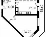 3-комнатная квартира площадью 109.8 кв.м, 1-й Нагатинский пр-д, корп.206 | цена 20 845 418 руб. | www.metrprice.ru