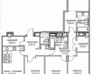 4-комнатная квартира площадью 127.6 кв.м, Автозаводская ул., 23к1 | цена 30 884 435 руб. | www.metrprice.ru