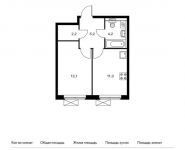 1-комнатная квартира площадью 35 кв.м,  | цена 3 339 000 руб. | www.metrprice.ru