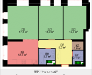 3-комнатная квартира площадью 73.8 кв.м, Адмирала Макарова, 10, корп.4 | цена 14 907 600 руб. | www.metrprice.ru