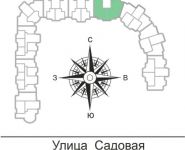 2-комнатная квартира площадью 66.28 кв.м, Садовая, 3, корп.1Б | цена 3 622 349 руб. | www.metrprice.ru