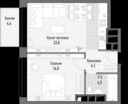 1-комнатная квартира площадью 48 кв.м, Сущевский Вал ул., 49 | цена 13 880 000 руб. | www.metrprice.ru