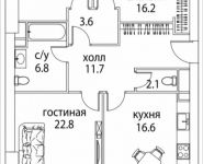 3-комнатная квартира площадью 96 кв.м, Золоторожский Вал, 11, стр. 9, корп.1 | цена 15 985 800 руб. | www.metrprice.ru