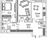 2-комнатная квартира площадью 80 кв.м, Авиационная, 77к2, корп.2 | цена 28 609 317 руб. | www.metrprice.ru