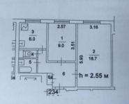 2-комнатная квартира площадью 45 кв.м, Загорьевская ул., 10к2 | цена 5 500 000 руб. | www.metrprice.ru