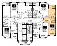 1-комнатная квартира площадью 39.96 кв.м, Северное шоссе, д. 14А | цена 2 205 792 руб. | www.metrprice.ru