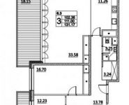 3-комнатная квартира площадью 131 кв.м, Лазоревый пр., 3 | цена 36 334 090 руб. | www.metrprice.ru