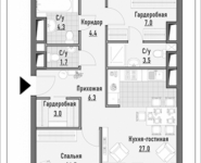 3-комнатная квартира площадью 102.03 кв.м, 1-я Ямская, 8 | цена 31 850 000 руб. | www.metrprice.ru