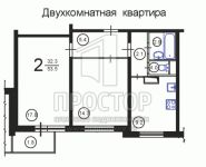 2-комнатная квартира площадью 54 кв.м, Алтуфьевское ш., 87К3 | цена 2 700 000 руб. | www.metrprice.ru