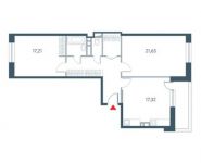 2-комнатная квартира площадью 79.1 кв.м, улица Дмитрия Ульянова, 6к1 | цена 19 996 393 руб. | www.metrprice.ru