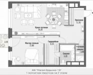 1-комнатная квартира площадью 81.3 кв.м, улица Малая Ордынка, 19с2 | цена 47 210 000 руб. | www.metrprice.ru