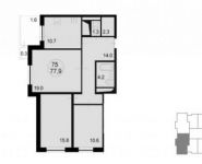 3-комнатная квартира площадью 79.8 кв.м, Радио ул. | цена 8 011 920 руб. | www.metrprice.ru