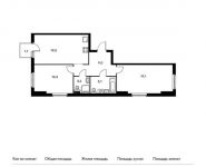 2-комнатная квартира площадью 70.5 кв.м, жилой комплекс Лефортово Парк, к9 | цена 13 430 250 руб. | www.metrprice.ru