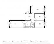 3-комнатная квартира площадью 88 кв.м, | цена 6 952 000 руб. | www.metrprice.ru