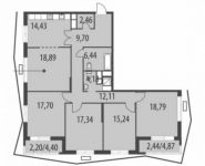 5-комнатная квартира площадью 142 кв.м, улица Василия Ботылёва, 6 | цена 20 500 000 руб. | www.metrprice.ru