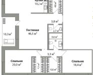 3-комнатная квартира площадью 136 кв.м, Строителей ул., 1 | цена 28 000 000 руб. | www.metrprice.ru
