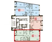 3-комнатная квартира площадью 102 кв.м, Маломосковская улица, 14с14 | цена 20 700 000 руб. | www.metrprice.ru