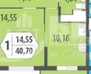 1-комнатная квартира площадью 40 кв.м, 1-я Муравская улица, 27с1 | цена 4 170 000 руб. | www.metrprice.ru