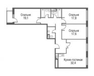 3-комнатная квартира площадью 118.7 кв.м, проезд Серебрякова, 11-13к1 | цена 18 286 328 руб. | www.metrprice.ru