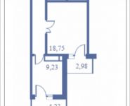 1-комнатная квартира площадью 57.3 кв.м, Кудрявцева, 14 | цена 6 661 193 руб. | www.metrprice.ru
