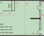 2-комнатная квартира площадью 62 кв.м, 2-й Покровский пр., 6К2 | цена 5 800 000 руб. | www.metrprice.ru